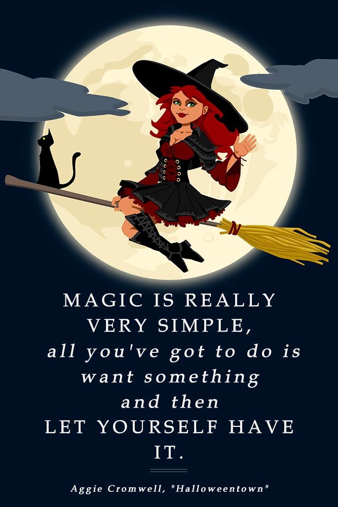 Magic is really very simple, all you've got to do is want something and then let yourself have it. #happyhalloween #halloween