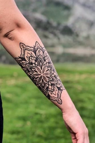 Mandala Tattoo Design For Arm #armtattoo