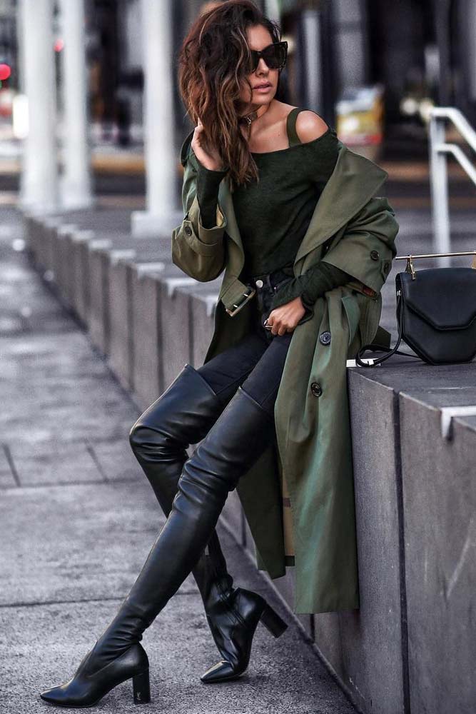 Olive Green Trench Coat Outfit | atelier-yuwa.ciao.jp