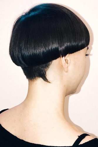 Sleek Long Bowl #bowlcut #pixie #shorthair