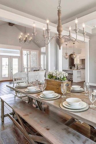 Cozy Details For Kitchen And Dining Room #rustichomedecor #diningroomdecor