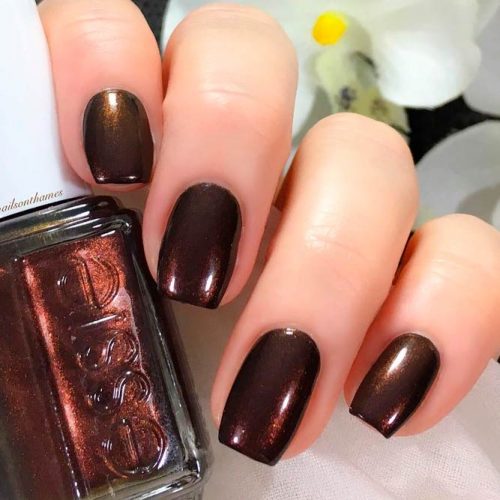 Essie Seeing Stars – Desert Mirage Collection #shortnails #brownnails