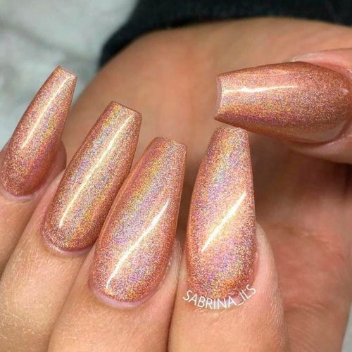 Wavelength From LeChat Spectra Perfect Match #longnails #coffinnails #shinynails