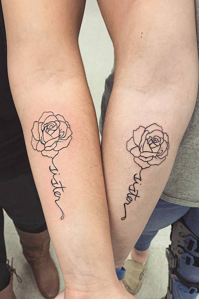 45 Heart Melting Sister Dedicated Tattoos Designs  Ideas To Show Love