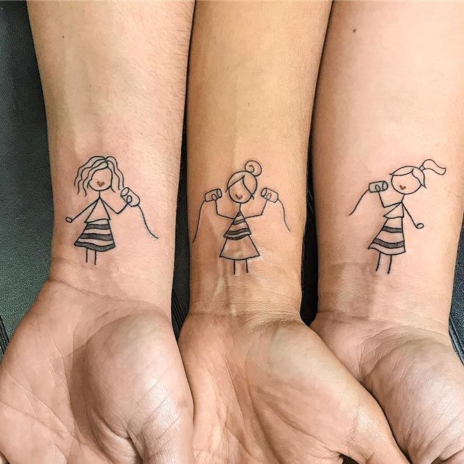 Lovely Sister Tattoos to Show Your Special Bond Glaminati