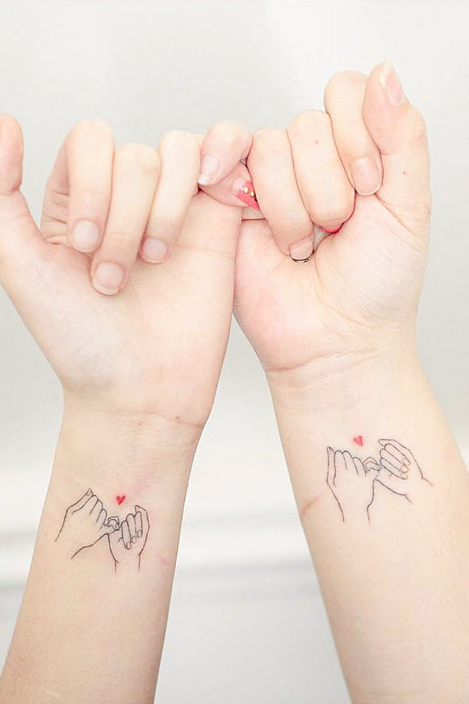 21 Charming Sister Tattoo Ideas  Styleoholic