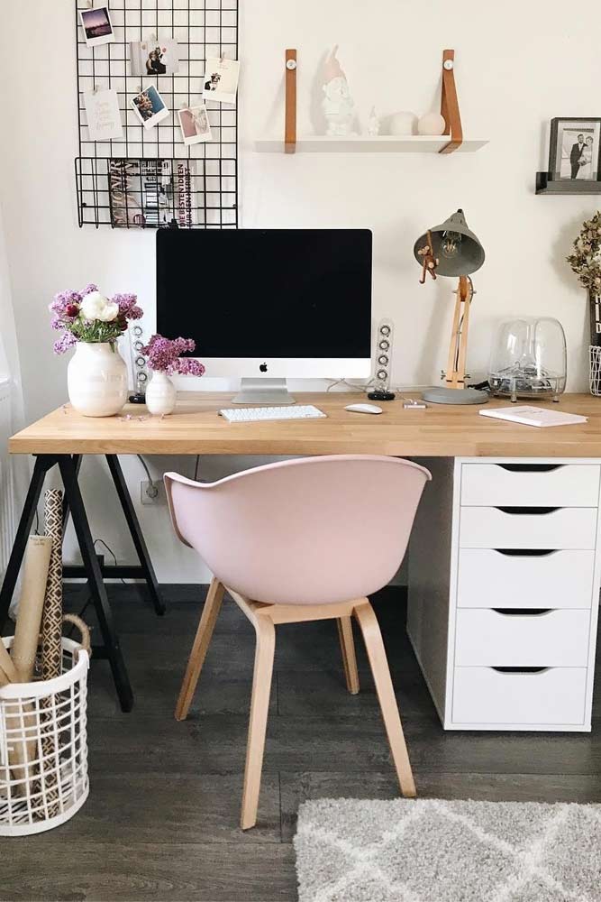 Modern Study Room With Huge Tabletop Storage Space #storagespace #chests