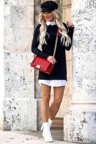 A Classic Sweater Dress For Work #classicworkdress