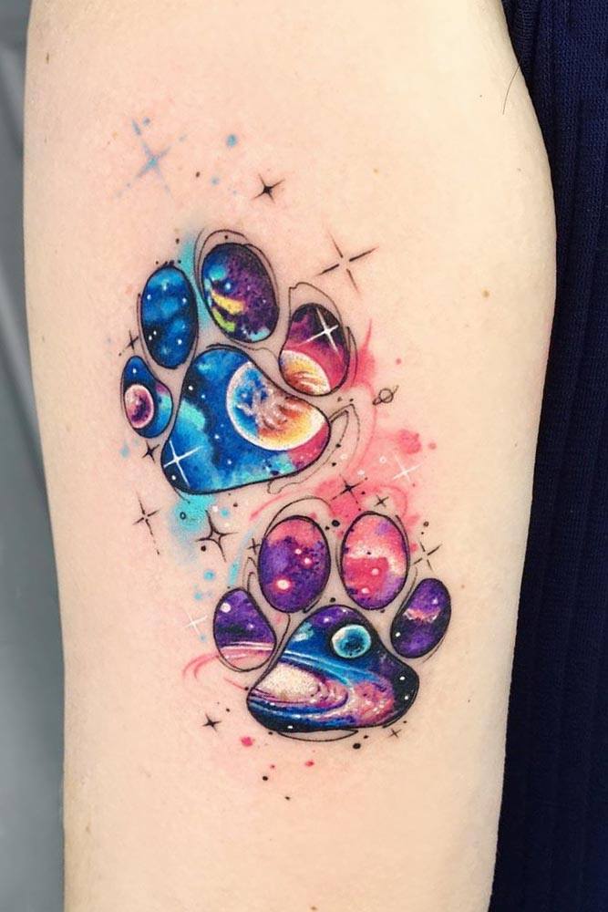 40 Space Tattoo Ideas  Art and Design