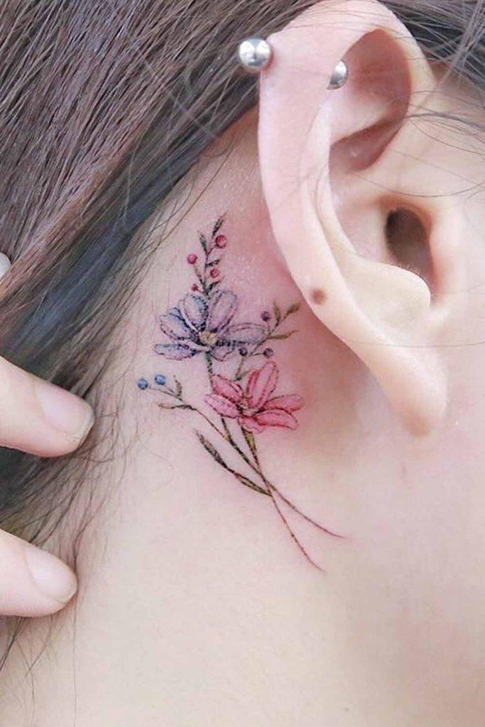 Hidden Flowers Tattoo