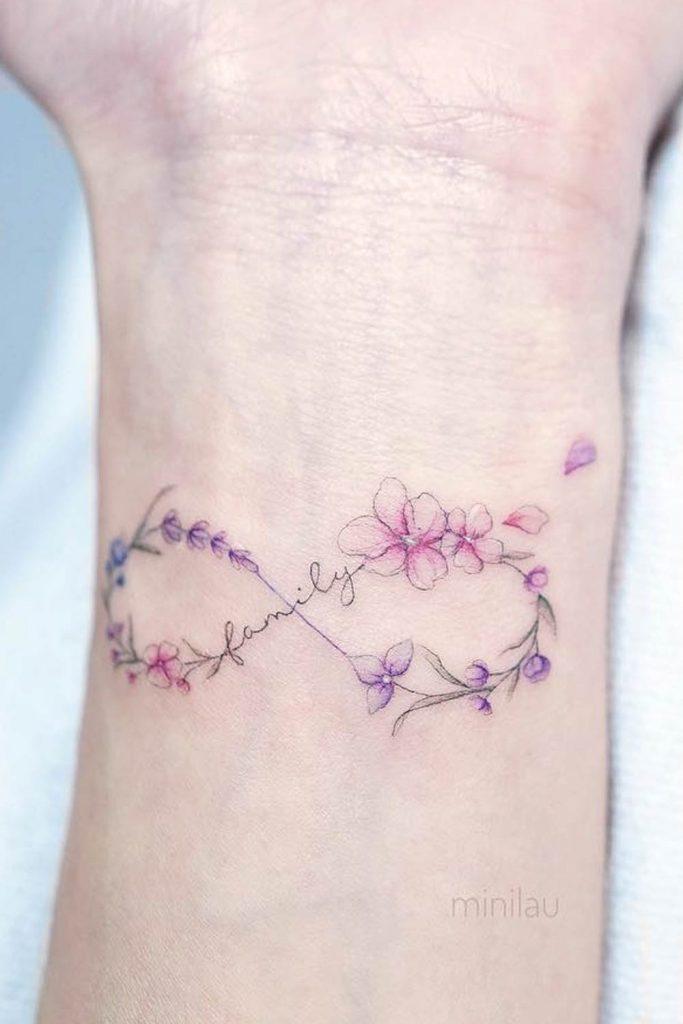 Floral Eternity Tattoo