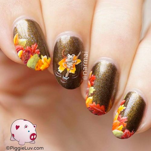 49 Irresistible Thanksgiving Nails Ideas For Every Taste