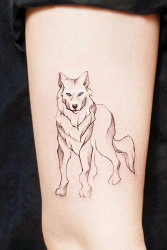 41 Free Download Tattoo Simple Wolf Idea Tattoo Photos