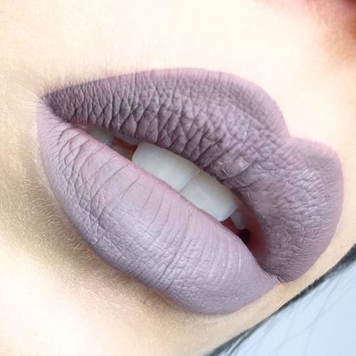 Nude Lipstick Color For Goth Makeup #mattelipstick