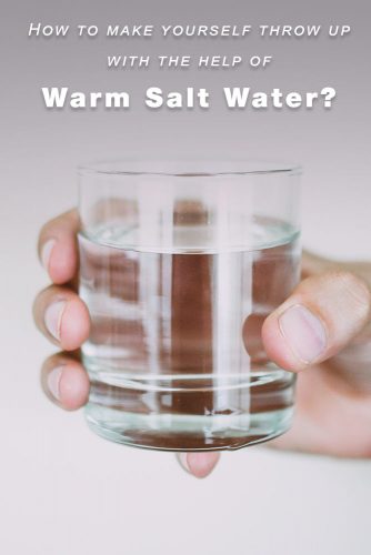 How To Make Yourself Throw Up With The Help Of Warm Salt Water? #life #health #usefultips