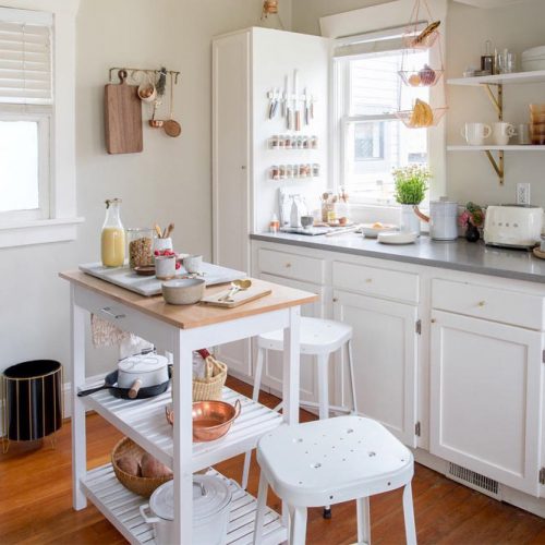 Small Kitchen Island With Storage Space #smallkitchenisland