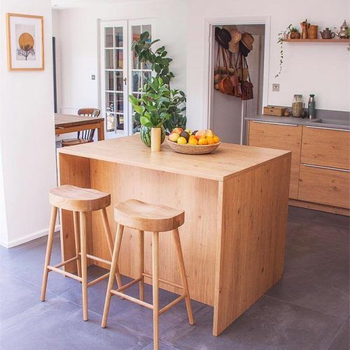 Small Wodden Kitchen Island With Chairs #chairs #woodenkitchenisland