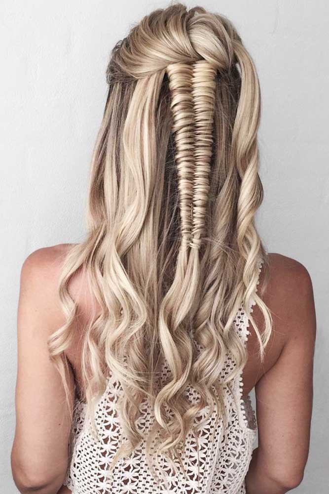 Infinity Braid #braids #halfup