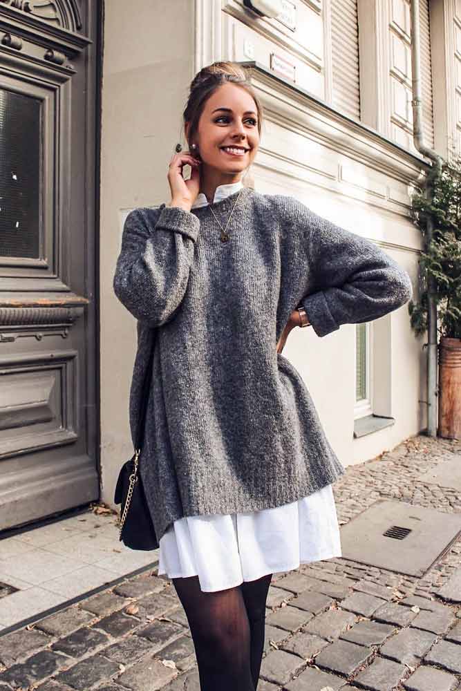 Gray Dress Women, Wool Dress, Winter Dress, Womens Dresses, Fit