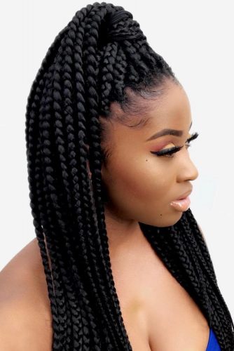 Box Braid Styling Ideas For Most Exquisite Tastes