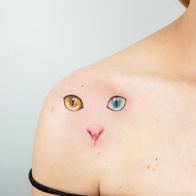 24 Best Cat Eye Tattoo Designs  The Paws