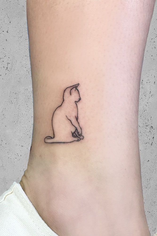 81 Cute Cat Tattoos That Will Make You 