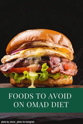 Foods To Avoid On OMAD Diet #foodsavoid
