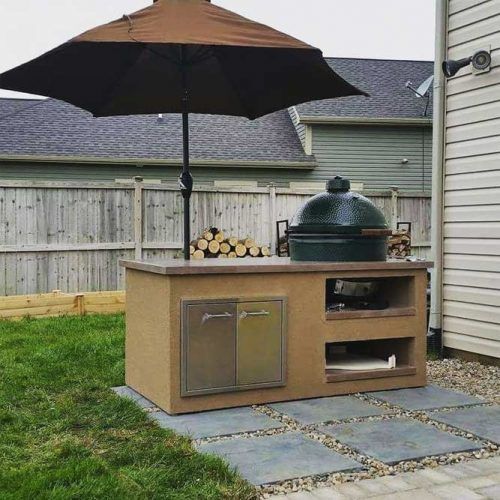 Small Kitchen Space With Grill #grillspace #smallkitchen