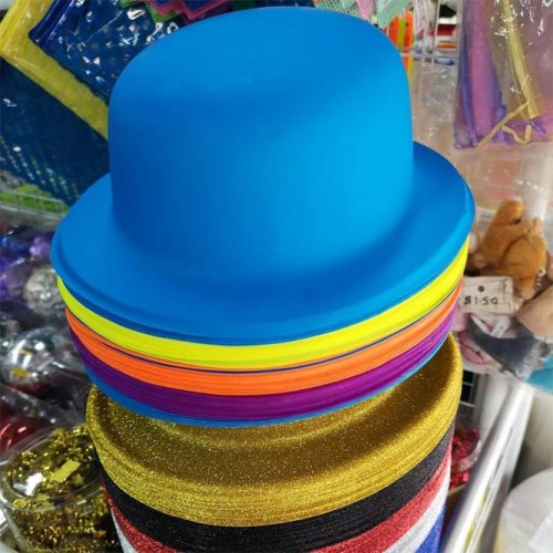 Colorful And Festive Party Hats #bluepartyhat #goldpartyhat