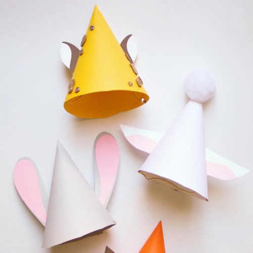 Cute Animals Party Hats #animalpartyhats #minipartyhats