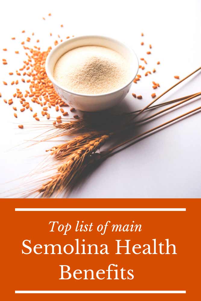 Top List Of Main Health Benefits Of Semolina #healthandbeauty #healthyfood