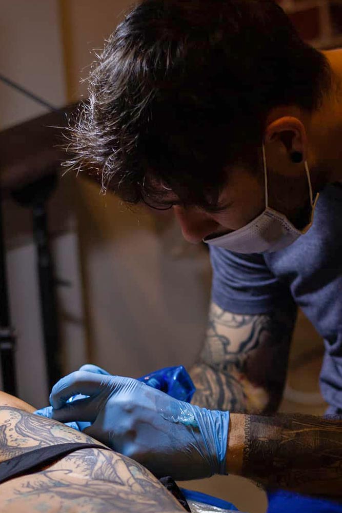 Talk to your tattoo artist about your pain sensitivity #tattooartist