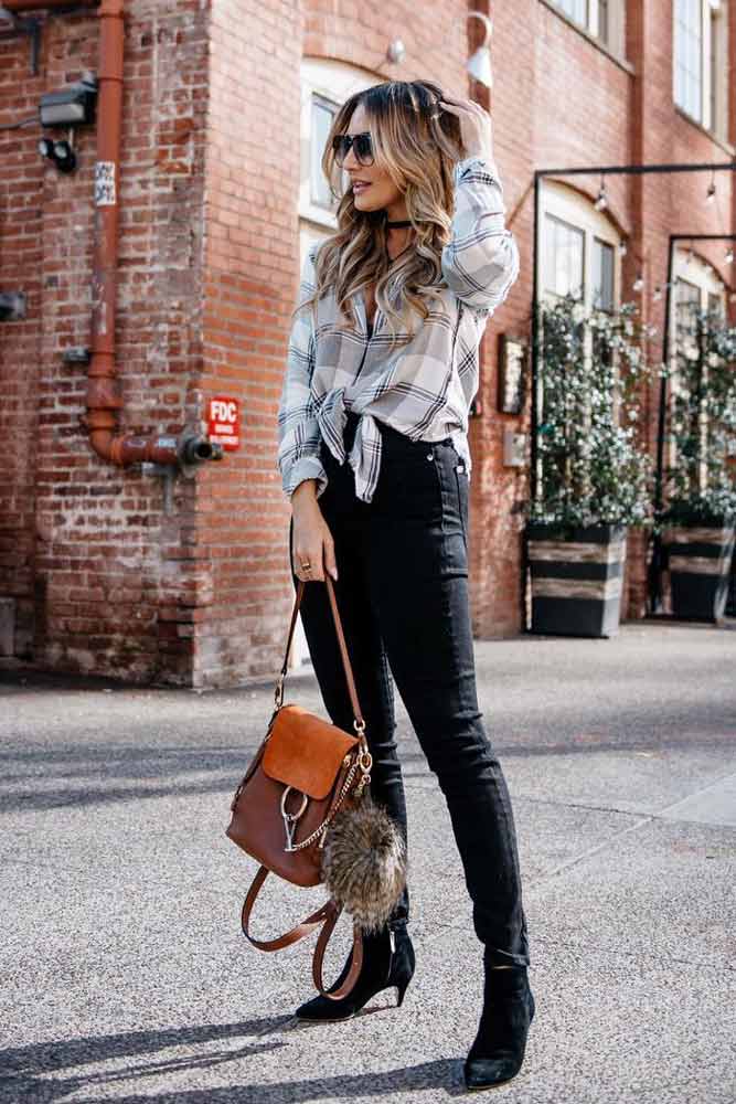 Black jeans outfit girl sale