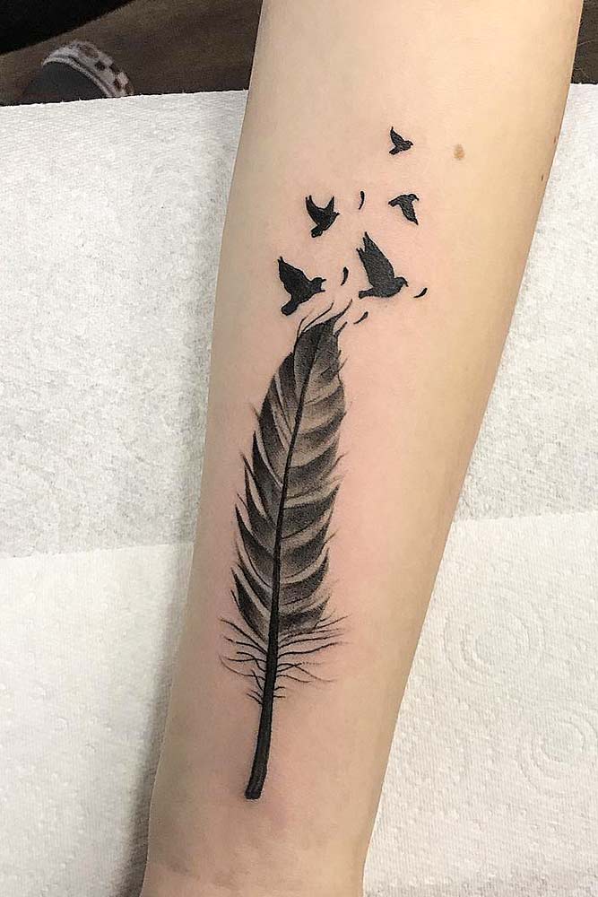 Feather Tattoo Designs  Ideas for Men and Women