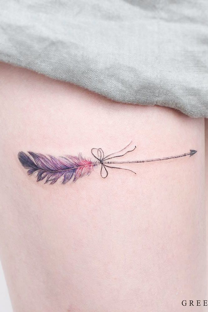 A little feather for Maureen  Dollys Skin Art Tattoo Kamloops BC