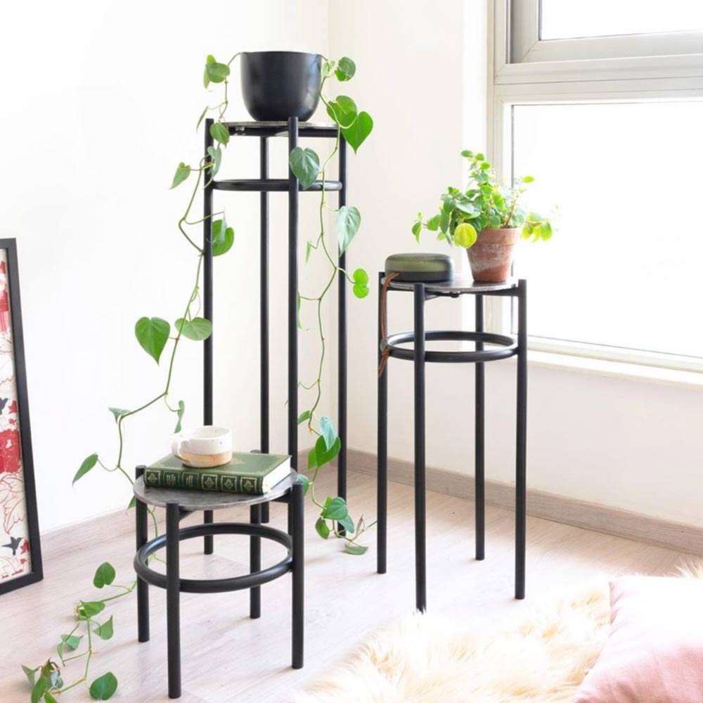 Black Modern Plant Stand #blackstand