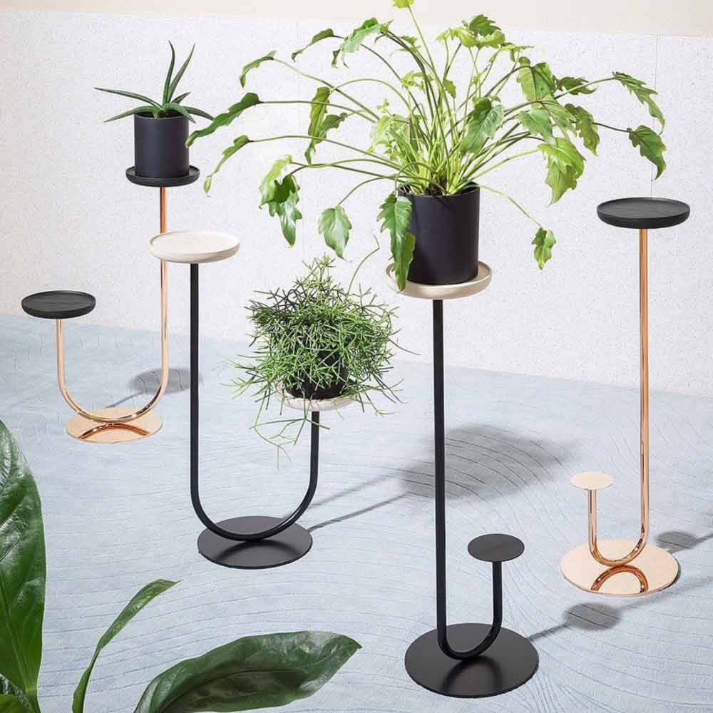 Modern Double Metallic Plant Stand #modernplantstand