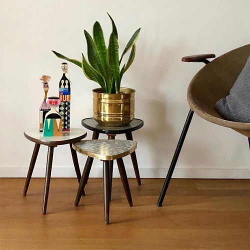 Vintage Wood Plant Stands #vintagewoodplantstand
