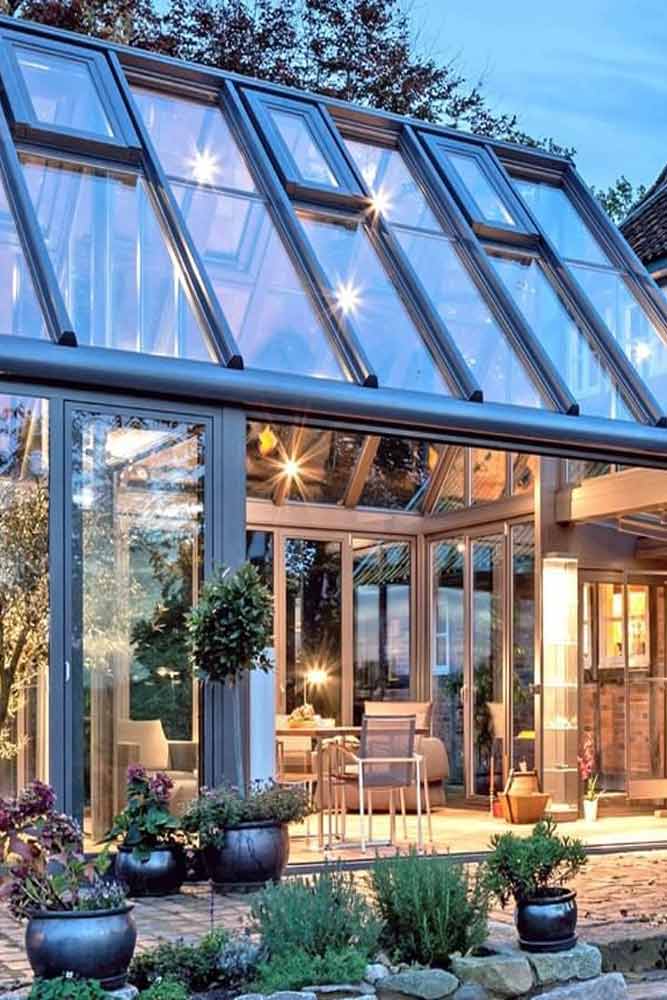 Cathedral Glass Sunroom Design #cathedralsunroom