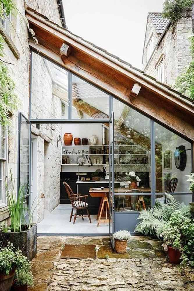 Solarium Sunroom With Dinner Space #glass #dinnerspace