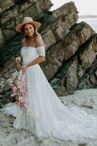 Beach Wedding Dress Ideas You Will Fall In Love With - Glaminati