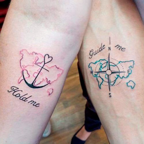 Symbolic Relationship Couple Tattoo Design Couple 2019