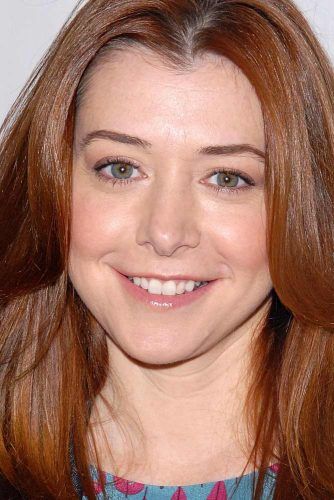 Alyson Hannigan With Heart Face Shape #alysonhannigan #celebrity #heartface