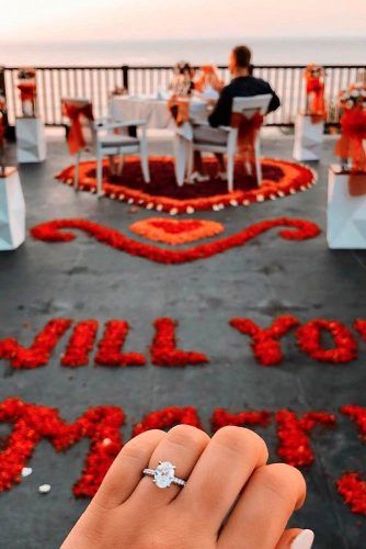 Add Some Creativity To The Proposal #romanticproposal #marriageproposalideas #love