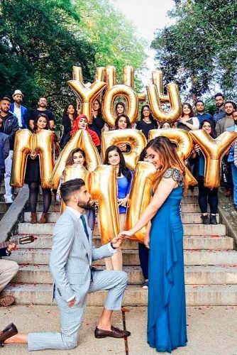 Marriage Proposal Ideas With Surprise Parties #romanticproposal #marriageproposalideas #love