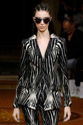 Christian Siriano Zebra Print On New York Fashion Week #christiansiriano #zebraprint #animalprint