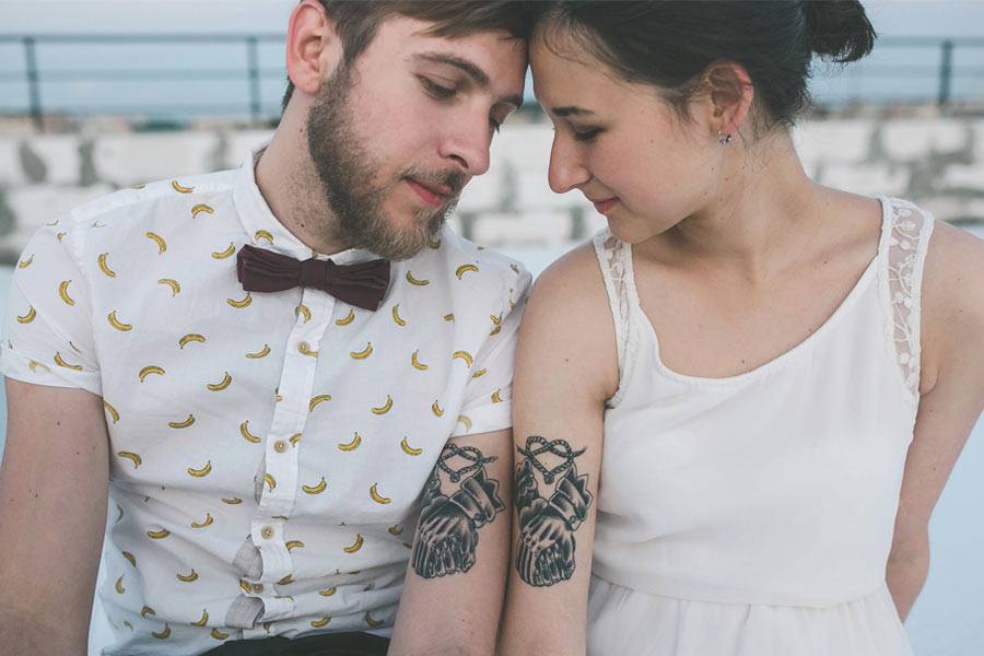 12 Minimalist Couple Tattoo Ideas To Inspire You  alexie
