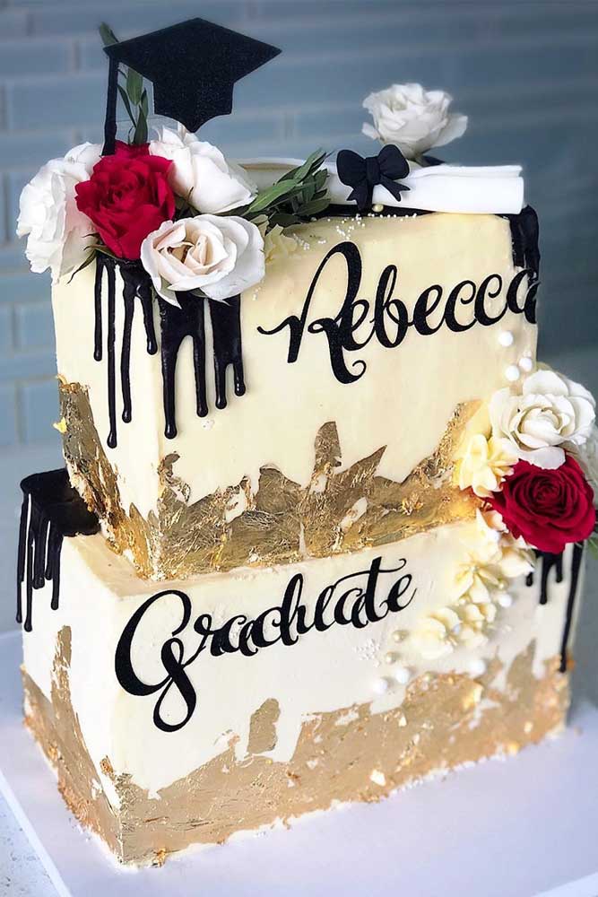 Boston College (BC) Graduation Cake – Harvard Sweet Boutique Inc