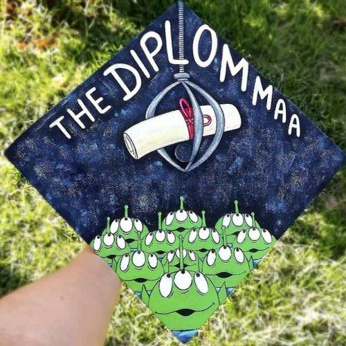 Funny Graduation Caps #paintedgradcap