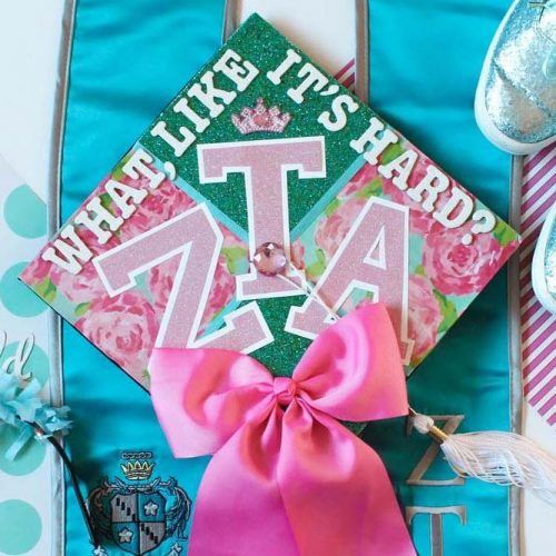 Sisterhood Graduation Cap Idea #graduationcapwithbow